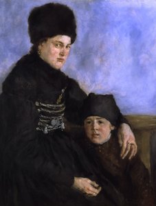 Dachauer Frau mit Kind, 1873-1874