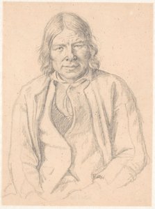 Brustbild eines schwedischen Bauern von Wilhelm Marstrand
