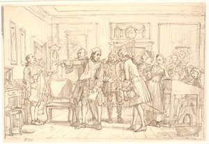 Der Vielbeschäftigte, I, 6 von Wilhelm Marstrand
