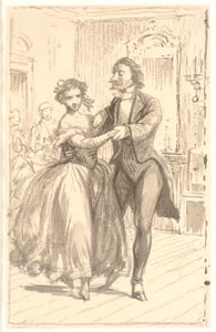 Das erste Paar auf dem Ball von Wilhelm Marstrand