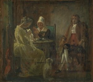 Der Besuch des Freiers. Kostüme aus Holbergs Zeit