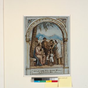 Lasset die kleinen Kinder zu mir kommen und hindert sie nicht von Wilhelm Marstrand