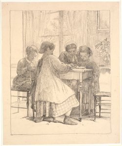 Lektion lesen von Wilhelm Marstrand