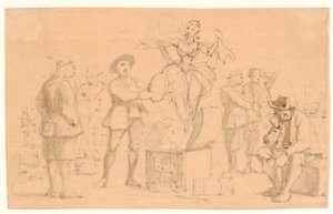 Peder Paars 1. Buch 2. Gesang. Venus steigt aus der Kiste