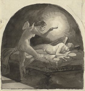 Psyche und der schlafende Amor
