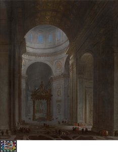 Innenansicht von St. Peter in Rom