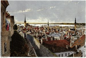 Ansicht von Reval, ca. 1855