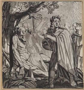 Der Narr, der sich zu sehr mit seiner Kunst beschäftigt von Wilhelm Stettler