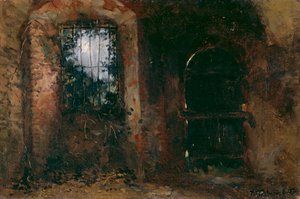 Kellerfenster im Heidelberger Schloss