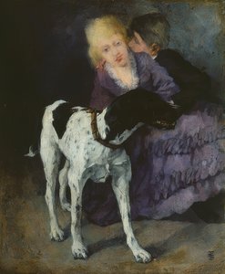 Liebespaar mit Hund