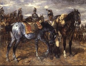 Kavallerie auf Parade