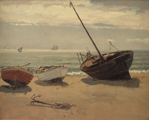 Boote am Strand. Skagen
