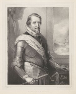 Porträt von Maurits, Prinz von Oranien von Wilhelmus Cornelis Chimaer van Oudendorp