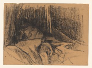 Frau von Wilhelmus Johannes Steenhoff, im Bett