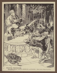 Kulturprotektor (Lithographie) von Will Dyson