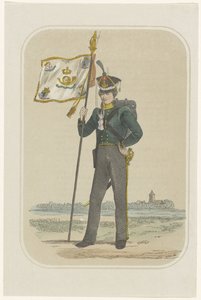Freiwilliger Jäger der Leidener Hochschule, 1830