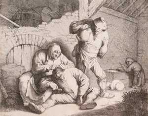 Läuseentferner, nach Anthonie Victoryns von Willem Basse