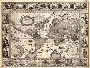 Mercator-Weltkarte