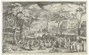 Dorffest, ca. 1610 von Willem Isaacsz. van Swanenburg