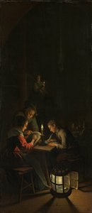 Triptychon: Allegorie der Kunstausbildung