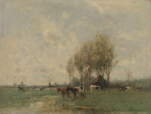Wiese mit Kühen von Willem Maris