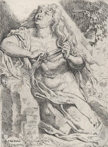 Maria Magdalena in der Wildnis, ca. 1613-14