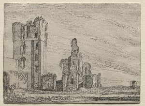 Ruinen der Burg Huys Te Kleef bei Haarlem