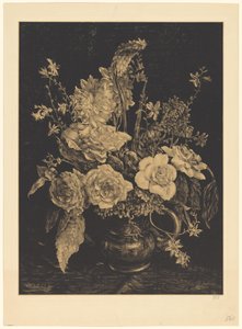 Blumen in einer Vase von Willem Roelofs (II) (signed by artist)