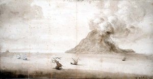 PD.703-1963 Ansicht von Stromboli, c.1661-5