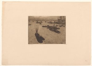 Boote auf der Themse in London von Willem Witsen (signed by artist)
