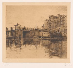 Ansicht der Kraansluis in Amsterdam