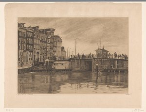 Ansicht der Kraansluis in Amsterdam
