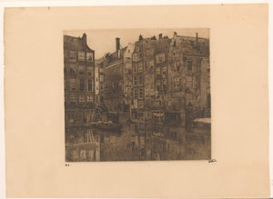 Oudezijds Voorburgwal und Oudezijds Kolk in Amsterdam