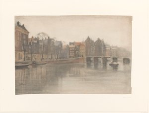 Die Alte Waal in Amsterdam