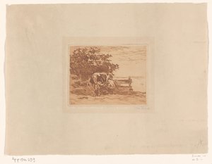 Melkender Bauer