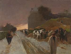 Straße in Montmartre