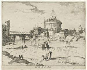 Engelsburg (Castello di St. Angelo) (Gezichten op Rome)