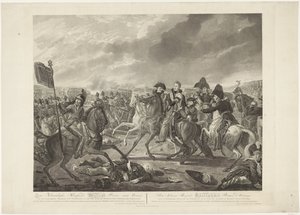 Seine Königliche Hoheit Wilhelm Prinz von Oranien in der ruhmreichen Schlacht von Waterloo, am 18. Juni 1815, verwundet im Moment des Sieges von Willem van Senus