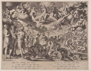 Jüngstes Gericht, Platte 13 aus Thronen der Gerechtigkeit (Thronus Iustitiae)