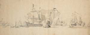 Ein Kriegsrat in der niederländischen Flotte, Mai 1665?, ca. 1665