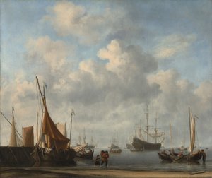 Eingang zu einem niederländischen Hafen