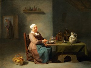 Eine Frau in einer Küche