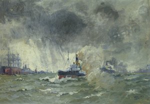 Norwegisches Lotsenboot von Willi Otto Max Lange