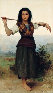 Die kleine Schäferin von William-Adolphe Bouguereau