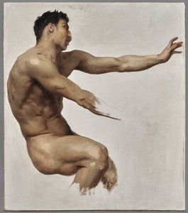 Studie eines Satyrs für Nymphen und Satyr, ca. 1873