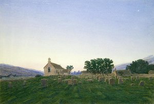 Die Morgendämmerung, Kirk Newton Kirche, Northumberland