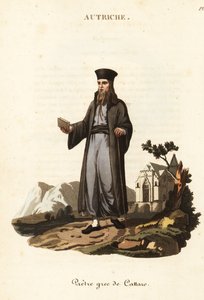 Griechisch-orthodoxer Priester von Kotor, Montenegro von William (after) Alexander