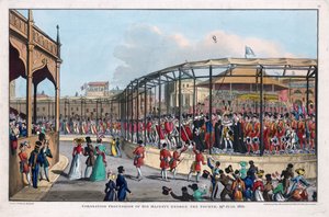 Krönungsprozession von George IV (1762-1830), St James