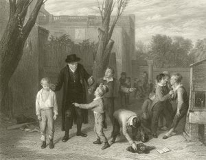 Der unterbrochene Kampf von William (after) Mulready