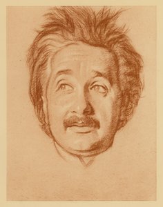 Porträt von Professor Albert Einstein